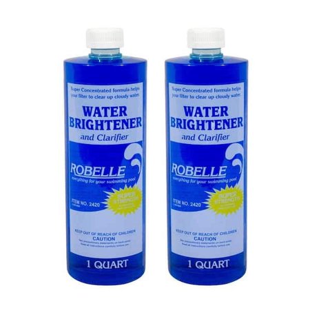 Robelle 1 qt. Pool Water Brightener and Clarifier (2-Pack) 2420-02