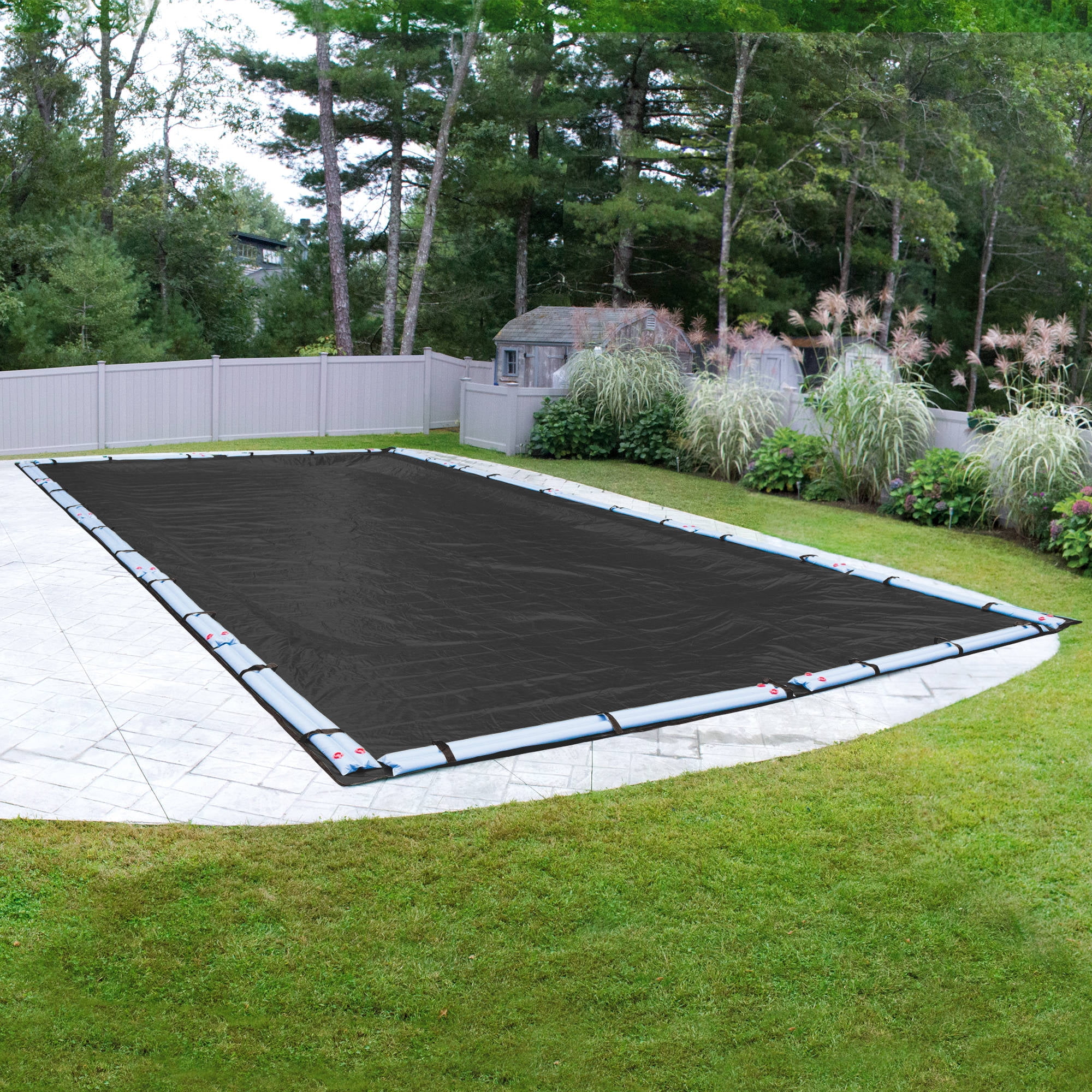 Robelle 10-Year Mesh Rectangular Winter Pool Cover, 18 x 40 ft. Pool