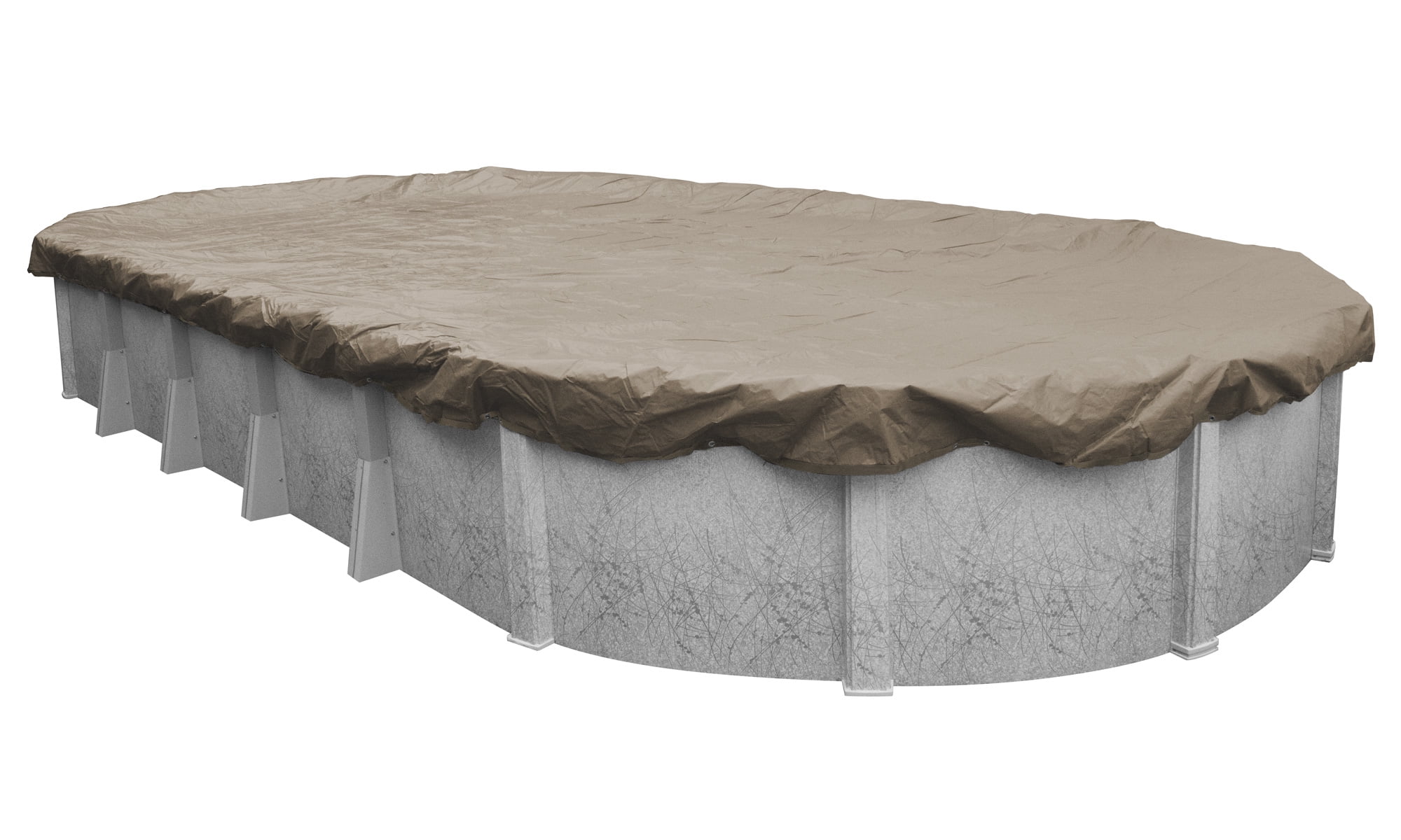 Robelle 12-Year Defender Oval Winter Pool Cover, 15 x 21 ft. Pool