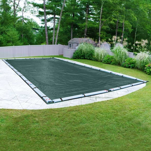 Robelle 15-Year Supreme Plus Rectangular Winter Pool Cover, 18 x 36 ft. Pool