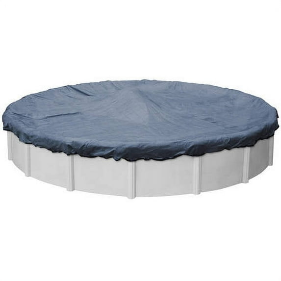 Robelle 15-Year XL Blue Round Winter Pool Cover, 28 ft. Pool