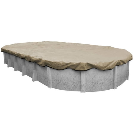 Robelle 20-Year Premium Oval Winter Pool Cover, 12 x 24 ft. Pool