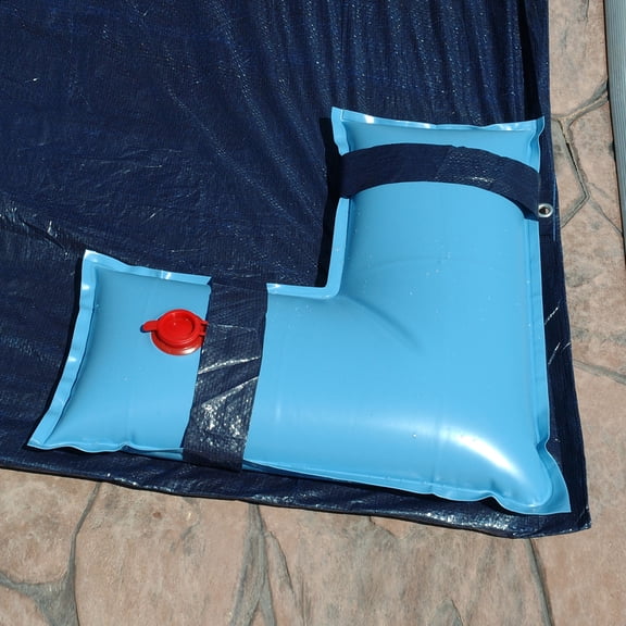 Robelle 2' x 2' Blue 16-Gauge Corner Water Tube for Swimming Pools