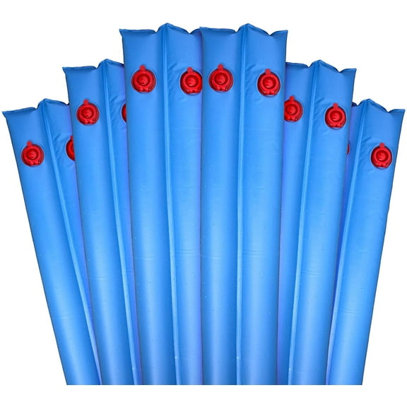 Robelle 3809--06 Pool Cover Weights, 6-Pack, 8 ft. Blue Double Chamber, 16 Gauge