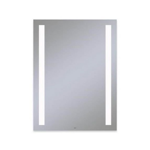 Robern 30 x 40 x 1.75 in. Rectangle Column Light Pattern 4000K Temperature Cool Light Dimmable Defogger Vitality Lighted Mirror
