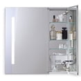 thumbnail image 1 of robern ac3630d4p2l aio 36" x 30" x 4" double door medicine cabinet with large door at left, task lighting, and interior illumination, 1 of 3