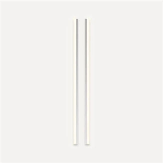 Robern GLA40ELPS3D Vesper Vertical Lighting in Edgeline Style with 3000K Temperature, Warm Light