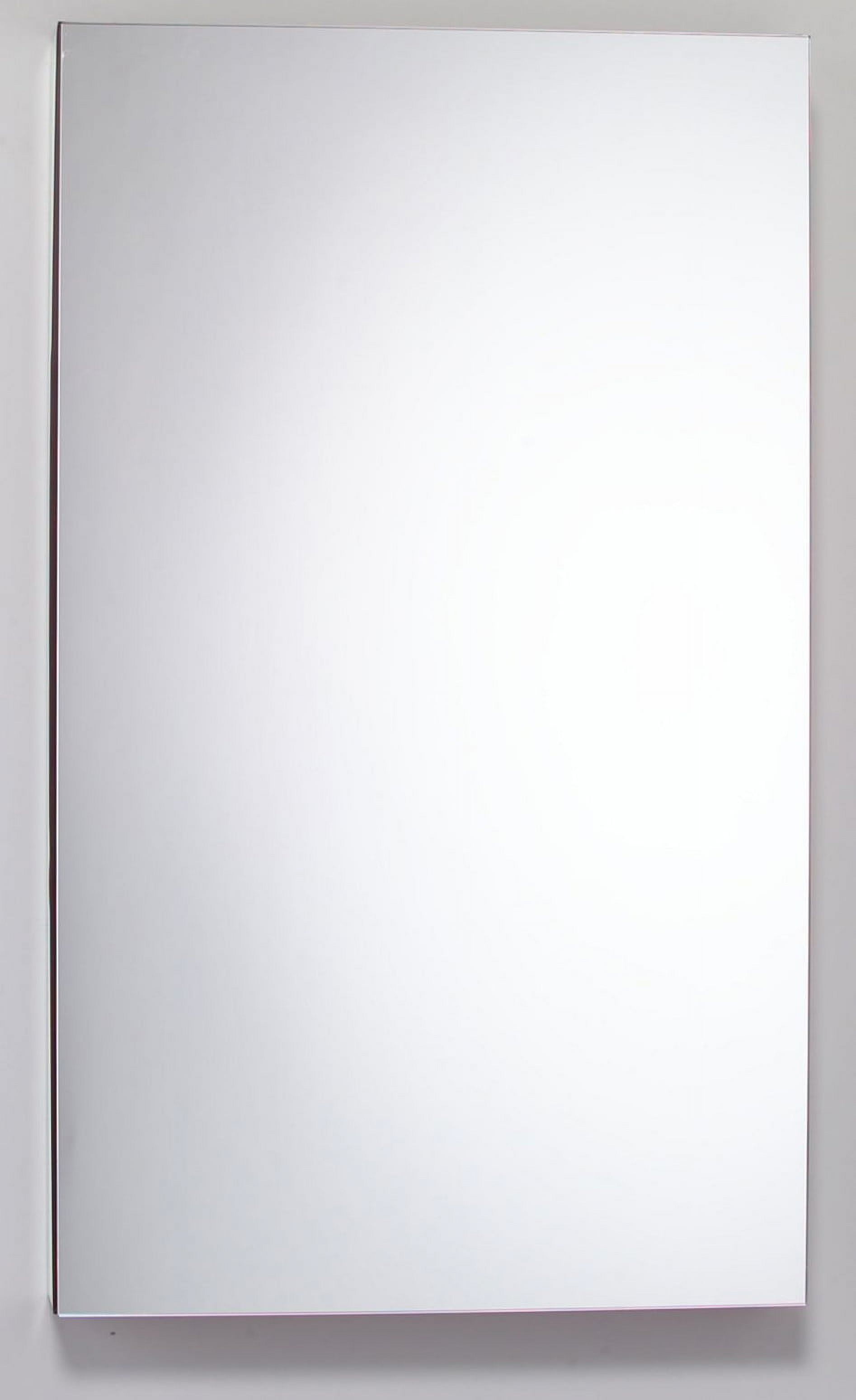 Robern Plm1630w 15 1/4" Reversible Hinged Single Door Mirrored Medicine