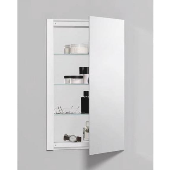 Robern Rc1626d4fp1 R3 16" X 26" X 4" Plain Single Door Medicine Cabinet - Silver