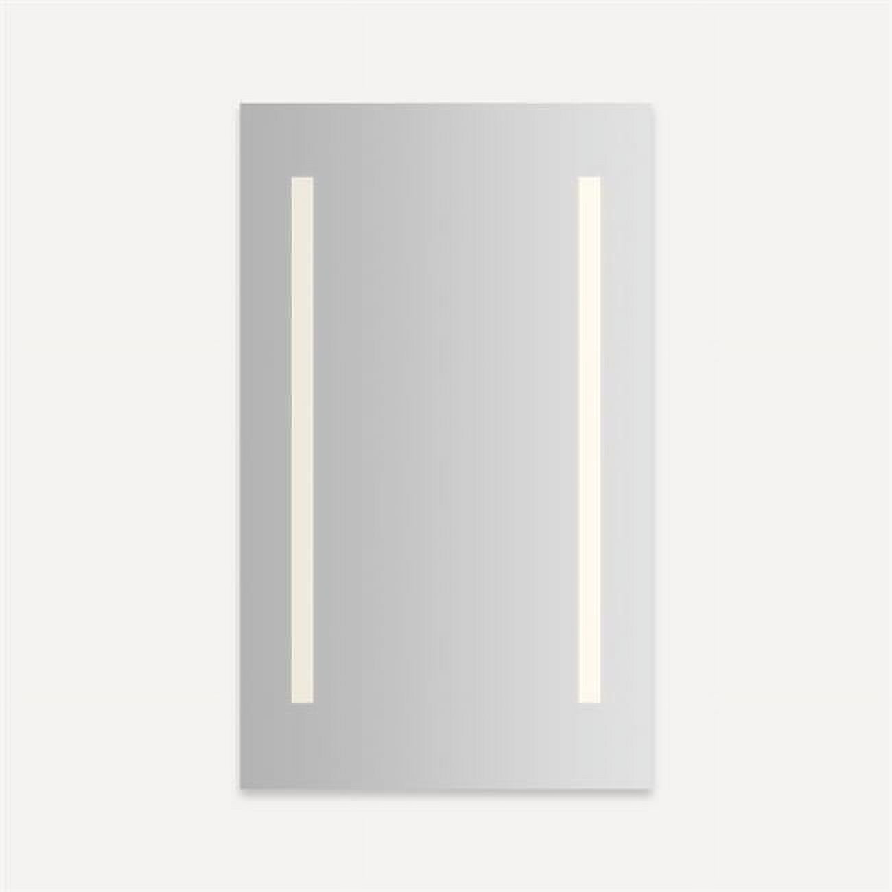 Sleek Modern 39" LED-Lit Medicine Cabinet with Adjustable Shelves