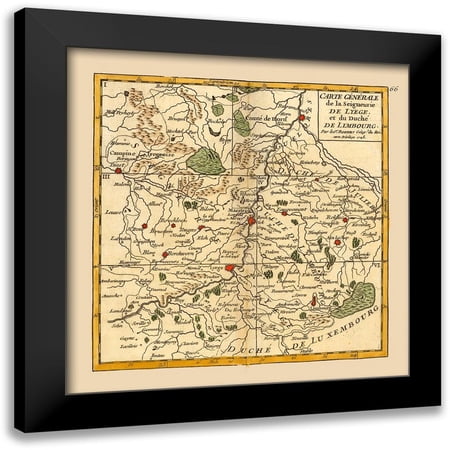 Robert 12x12 Black Modern Framed Museum Art Print Titled - Flemish Brabant Limburg Province Belgium - Robert 1748