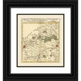 thumbnail image 1 of Robert 12x13 Black Ornate Wood Framed with Double Matting Museum Art Print Titled - Hainaut Flanders Belgium - Robert 1748, 1 of 4