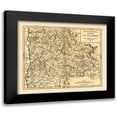 thumbnail image 1 of Robert 13x12 Black Modern Framed Museum Art Print Titled - Dauphine Region France - Robert 1748, 1 of 5