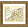 thumbnail image 1 of Robert 13x12 Gold Ornate Wood Framed with Double Matting Museum Art Print Titled - Netherlands - Robert 1748, 1 of 4