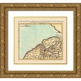 thumbnail image 1 of Robert 13x12 Gold Ornate Wood Framed with Double Matting Museum Art Print Titled - Sluis Environs Netherlands - Robert 1748, 1 of 4