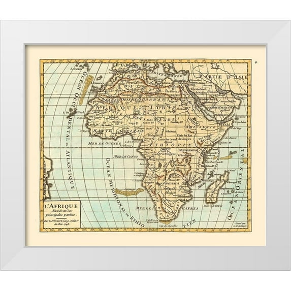 Robert 14x12 White Modern Wood Framed Museum Art Print Titled - Africa - Robert 1748