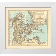 thumbnail image 1 of Robert 22x20 White Modern Wood Framed Museum Art Print Titled - Denmark Kingdom - Robert 1748, 1 of 4