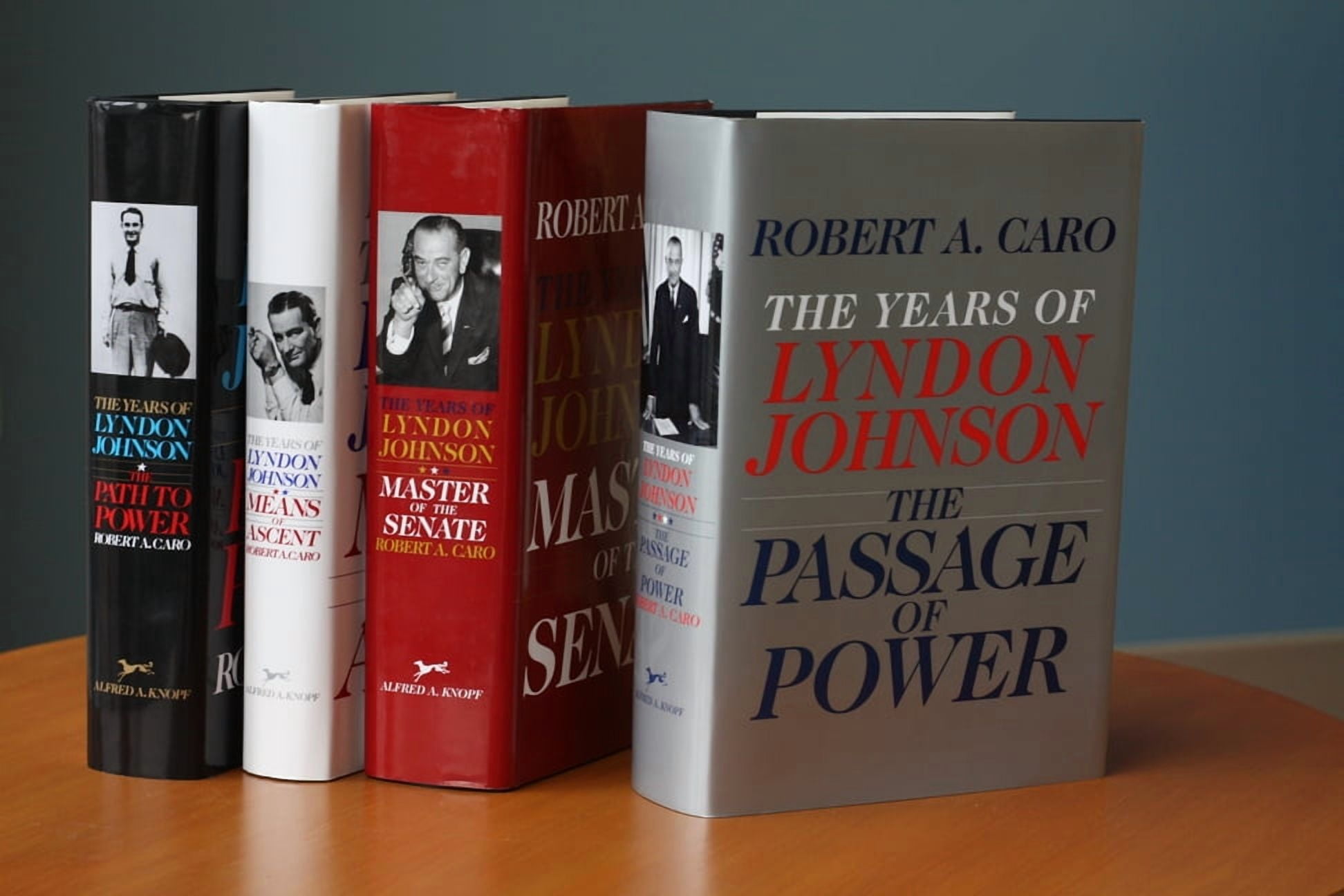 Robert A. Caro's The Years of Lyndon Johnson Set : The Path to Power; Means of Ascent; Master of the Senate; The Passage of Power (Hardcover)