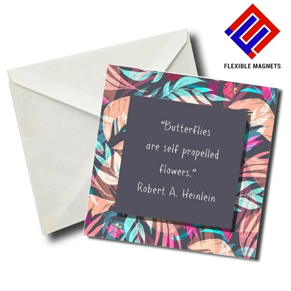 Robert A. Heinlein Inspirational Quote Magnet for refrigerator. Great Gift! By Flexible Magnets