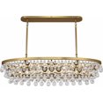 thumbnail image 1 of 1007-Robert Abbey Lighting-Bling 8-Light Chandelier 42.75 Inches Wide and 9.75 Inches Tall-Antique Brass Finish, 1 of 5