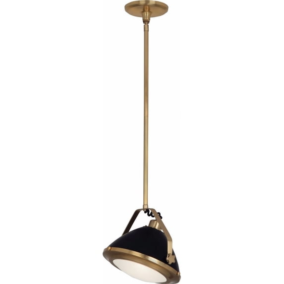 1582-Robert Abbey Lighting-Apollo 1-Light Pendant 13.25 Inches Wide and 10.25 Inches Tall