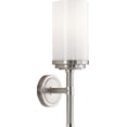 thumbnail image 1 of Robert Abbey - B1324 - One Light Wall Sconce - Halo - Brushed Nickel w/ Polished Nickel-1pack, 1 of 2