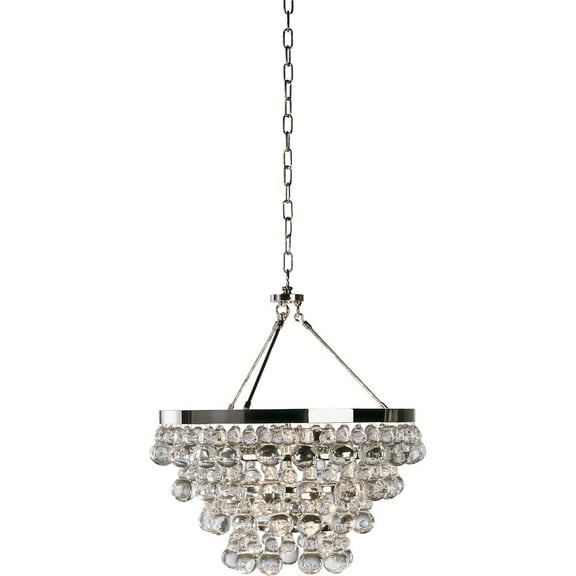 Robert Abbey Bling Chandelier in Polished Nickel Color