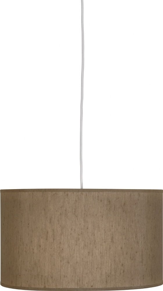 Elena Crystal Drum 18" White LED Pendant with Energy Star