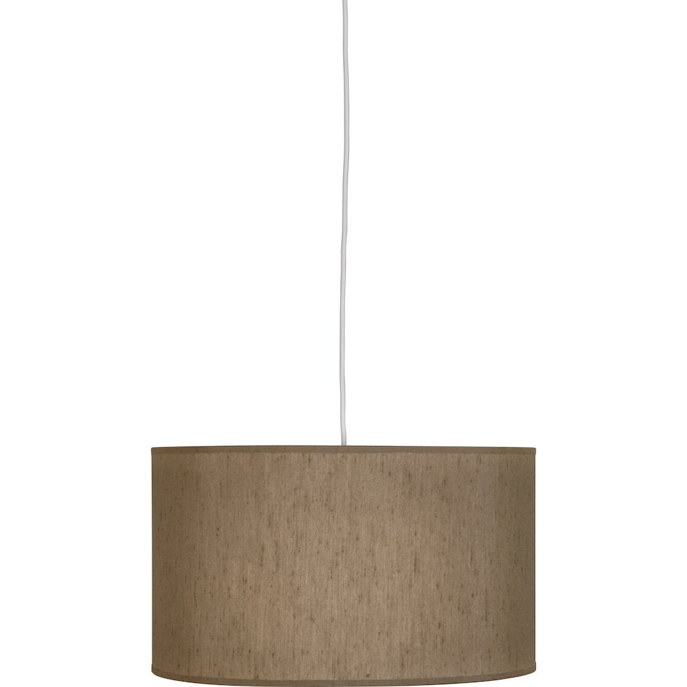 Elena Crystal Drum 18" White LED Pendant with Energy Star