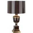 thumbnail image 1 of 2506-Robert Abbey Lighting-Annika 1-Light Accent Lamp 7.125 Inches Wide and 24 Inches Tall-Chocolate Finish-Chocolate/Matte Gold Shade Color, 1 of 2