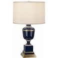 thumbnail image 1 of 2500X-Robert Abbey Lighting-Annika 1-Light Table Lamp 6.875 Inches Wide and 29.5 Inches Tall-Cobalt Finish-Cloud Cream Shade Color, 1 of 2