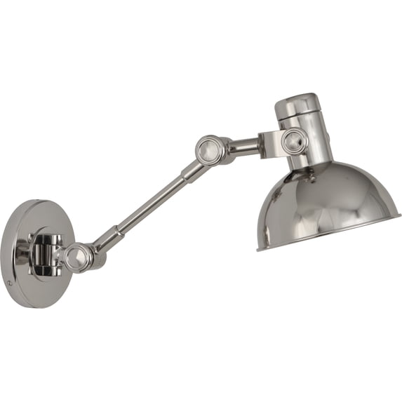 Robert Abbey - S248 - One Light Wall Swinger - Rico Espinet Scout - Polished Nickel-1pack