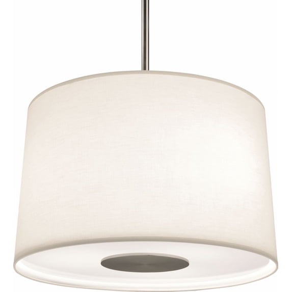 S2189-Robert Abbey Lighting-Echo 3-Light Pendant 20 Inches Wide and 12.5 Inches Tall-Stainless Steel Finish -Traditional Installation