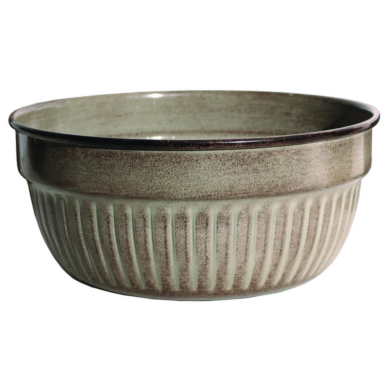 Robert Allen Glazed IronStone Boutique Collection Cascade Bowl Plant ...