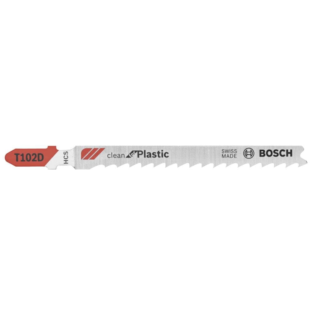 ROBERT BOSCH TOOL GROUP Jigsaw Blade, 3-Pk., 4-In., 6-TPI T102D3