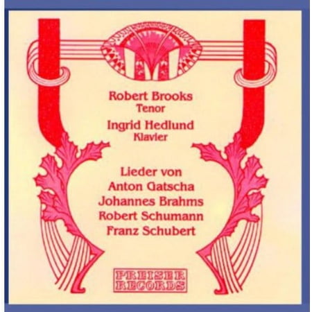 Robert Brooks - Lieder Recital - Classical - CD