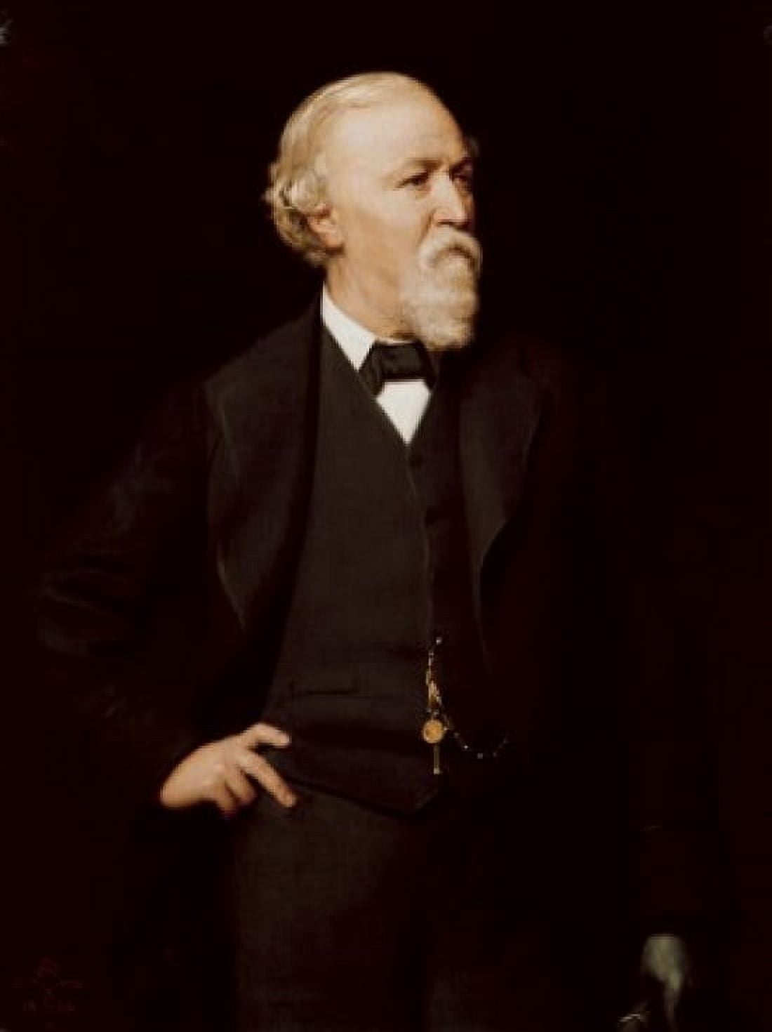 Robert Browning Rudolph KE Lehmann (1819-1892 German) National Portrait Gallery London Canvas Art - (18 x 24)
