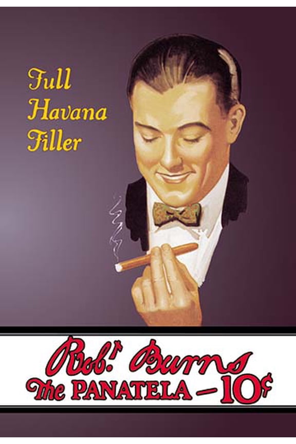 Robert Burns' Panatela Cigars Museum quality giclee print canvas wrap(20" x 30")