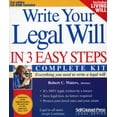 thumbnail image 1 of Robert Craig Waters: Write Your Legal Will in 3 Easy Steps, Book 1 (CD-ROM), 1 of 1