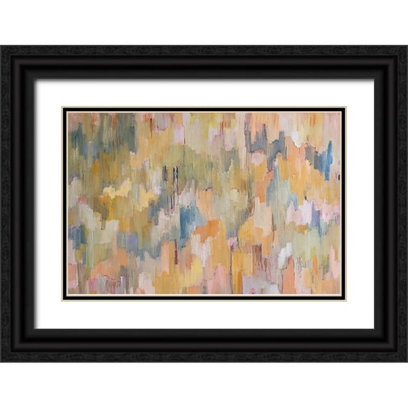 Robert Creswell 18x13 Black Ornate Wood Framed with Double Matting Museum Art Print Titled - Concerto Grey