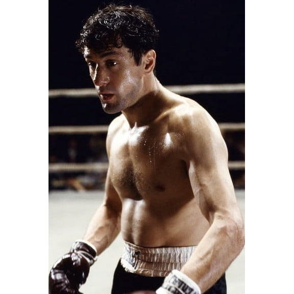 Robert De Niro in Raging Bull bare chested boxing ring as Jake La Motta 24x36 Poster