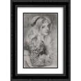 thumbnail image 1 of Robert Demachy 2x Matted 18x24 Black Ornate Framed Art Print 'Madeleine', 1 of 2