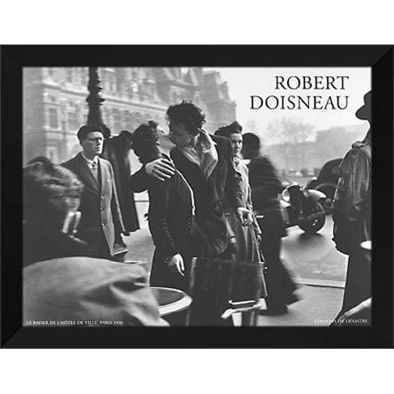 Robert Doisneau Framed Art Print 36x28 "Htel de Ville"