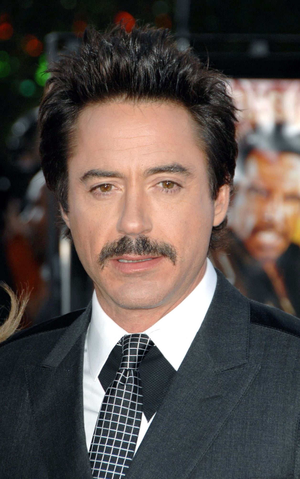 Robert Downey Jr At Arrivals For Los Angeles Premiere Of Tropic Thunder Canvas Art -  (16 x 20)