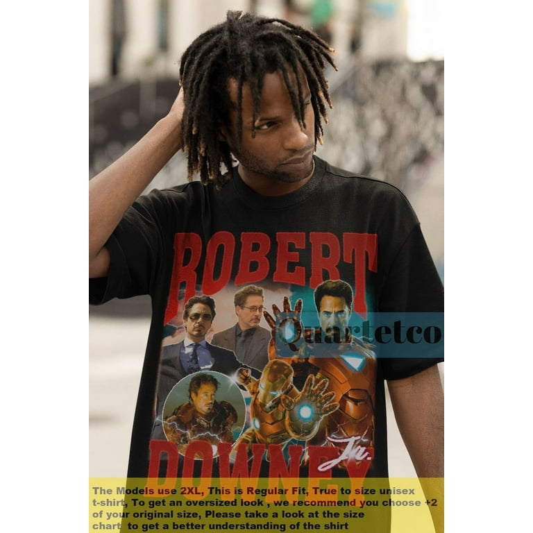 Robert Downey Jr Tshirt Robert Downey Shirt Robert Downey Vintage Tees Robert Downey Movies Retro Robert Downey Robert Downey Clothing Walmart