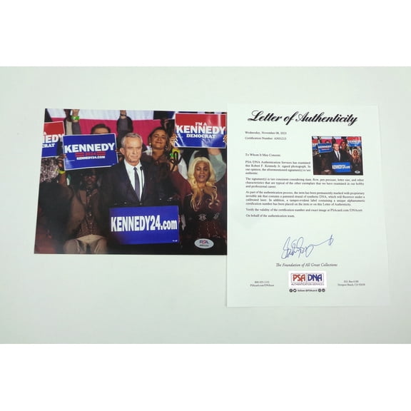 Robert F Kennedy Jr RFK Jr Signed Autograph 8x10 Photo PSA/DNA COA B