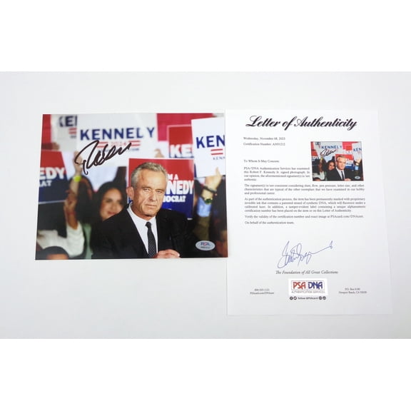 Robert F Kennedy Jr RFK Jr Signed Autograph 8x10 Photo PSA/DNA COA D