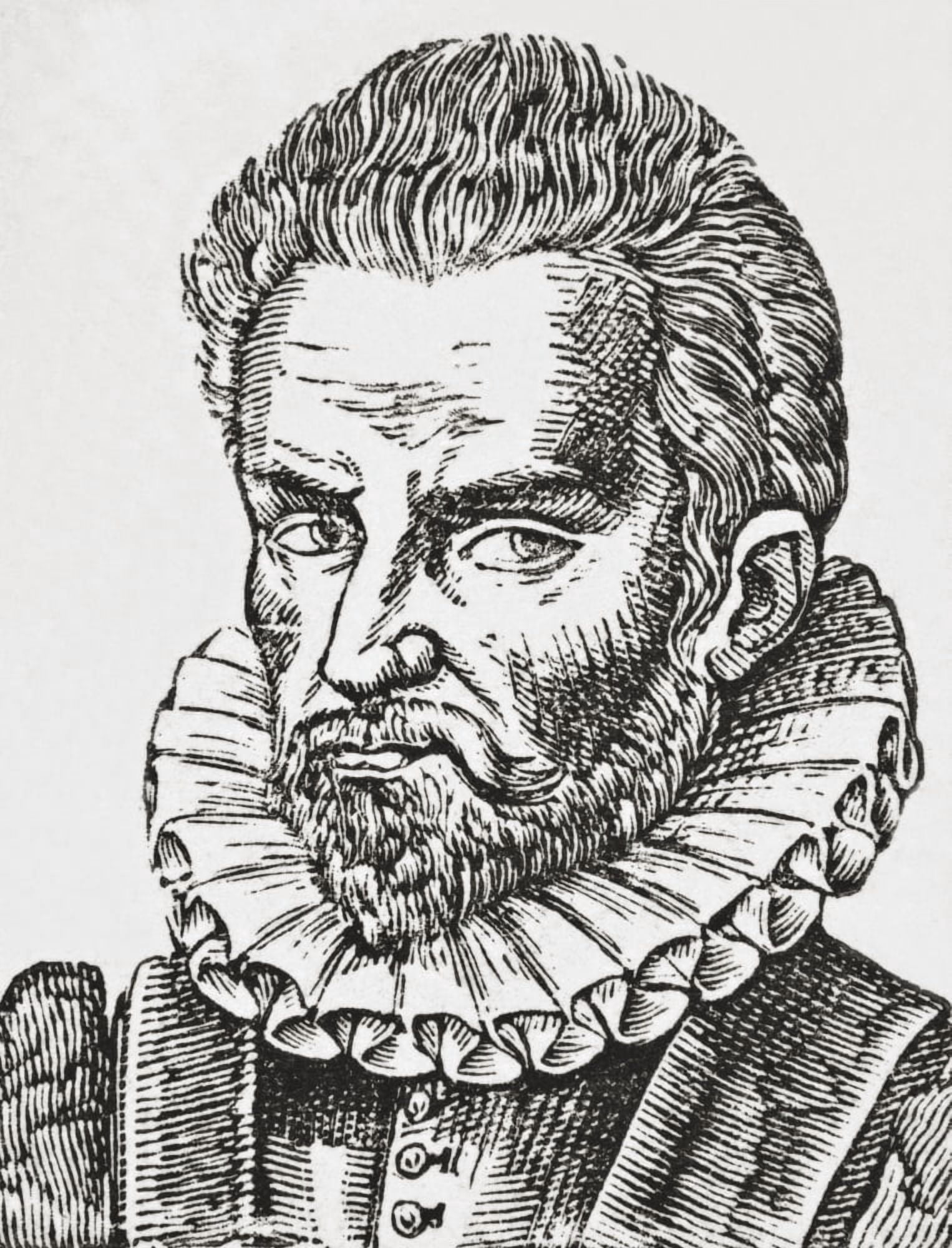 Robert Garnier 1544 -1590 French Tragic Poet From Science And Literature In The Middle Ages By Paul Lacroix Published London 1878 Canvas Art - Ken Welsh Design Pics (24 x 32)