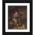 thumbnail image 1 of Robert Gemmell Hutchison 20x24 Black Ornate Framed Double Matted Museum Art Print Titled: The Balloon, 1 of 5