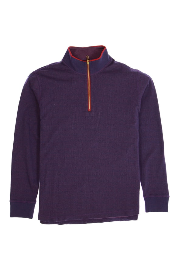 'Alastor' Half Zip Sweatshirt 1/2 (Medium, Purple)